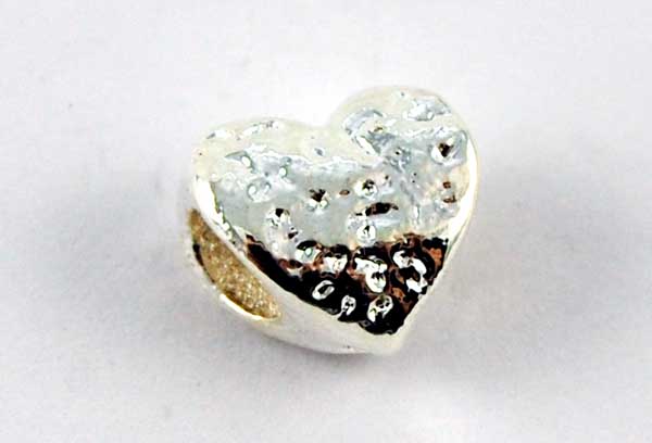 Cleopatra Silver Plated Charm Beads Sold In Packs Of 5