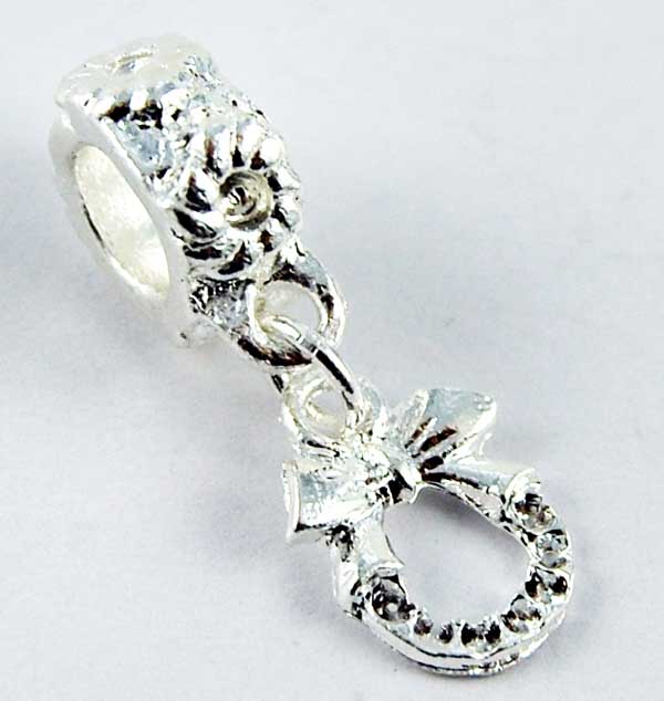 Cleopatra Silver Plated Charm Beads Sold In Packs Of 3