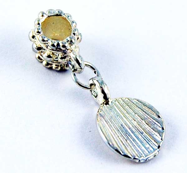 Cleopatra Silver Plated Charm Beads Sold In Packs Of 3