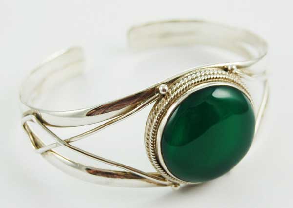 Bangle Silver Onyx