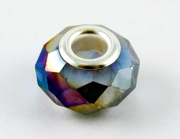 Cleopatra Silver Plated Charm Beads Sold In Packs Of 3