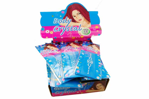 Body Crystals Pack Of 72 Assorted Designs