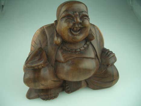 BUDDHA LAUGHING SITTING 8CM (APPROX)