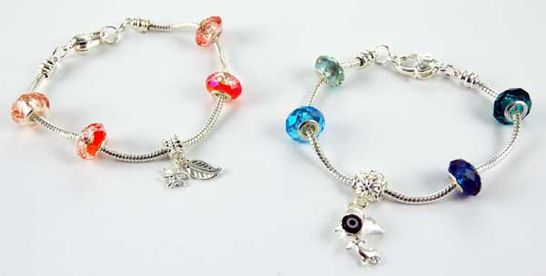 Charm Bracelet Locket Faceted
