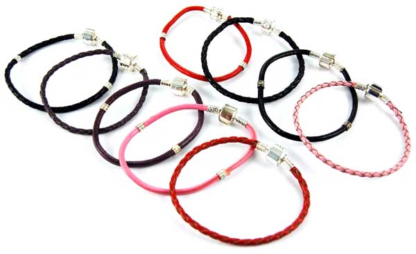 Leather Charm Bracelet 18cm Price Is Per Bracelet