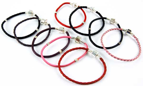 Leather Charm Bracelet 20cm Price Is Per Bracelet