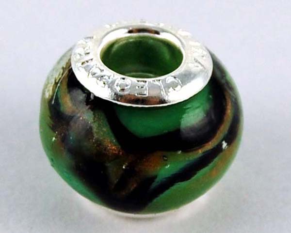 Cleopatra Silver Plated Charm Beads Sold In Packs Of Five