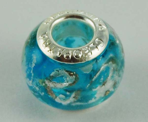 Cleopatra Silver Plated Charm Beads Sold In Packs Of Five