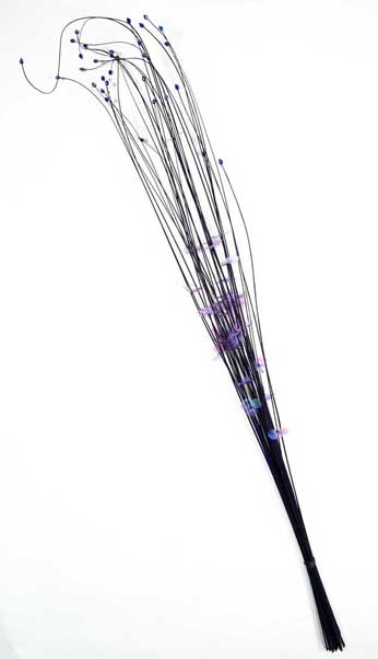 Floral Vase Decoration Purple Approx 100cm