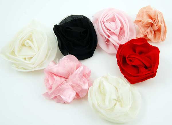 Flower Brooches Assorted 7 Pcs