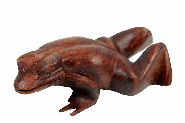 wooden frog leaping 12.5cm