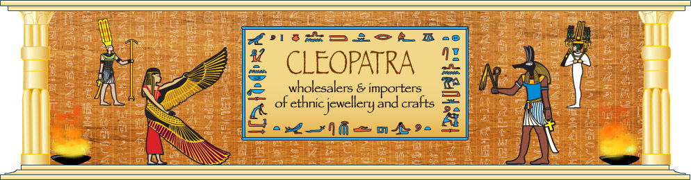 Cleopatra Trading Limited: wholesalers and importers of ethnic jewellery and crafts.