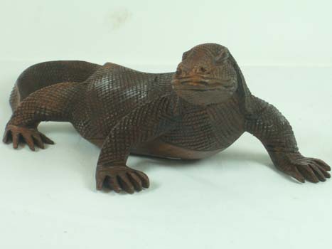 LIZARD CARVED