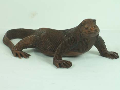 LIZARD CARVED