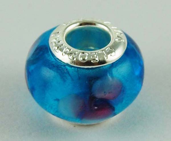 Cleopatra Silver Plated Charm Beads Sold In Packs Of Five