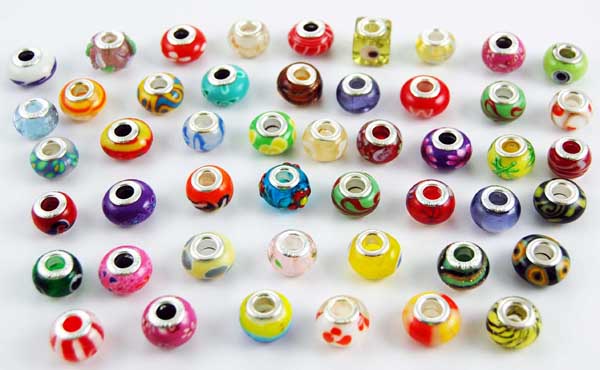 Charms Glass 50 Assorted