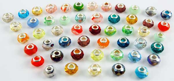 Charms Glass 50 Assorted