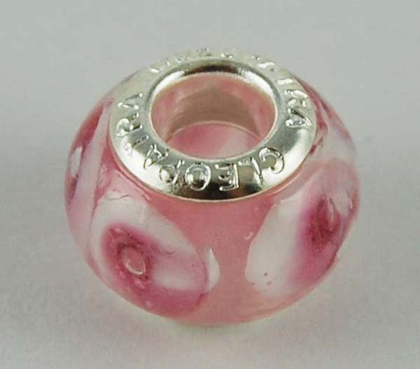 Cleopatra Silver Plated Charm Beads Sold In Packs Of Five
