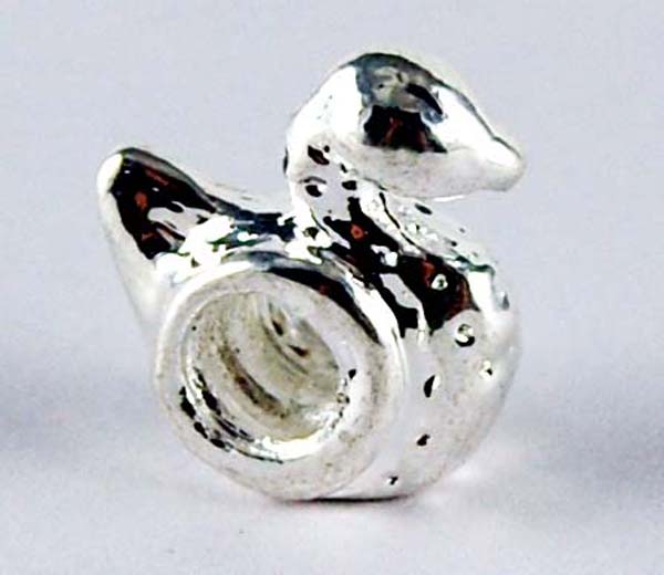 Cleopatra Silver Plated Charm Beads Stopper Sold In Packs Of Thr