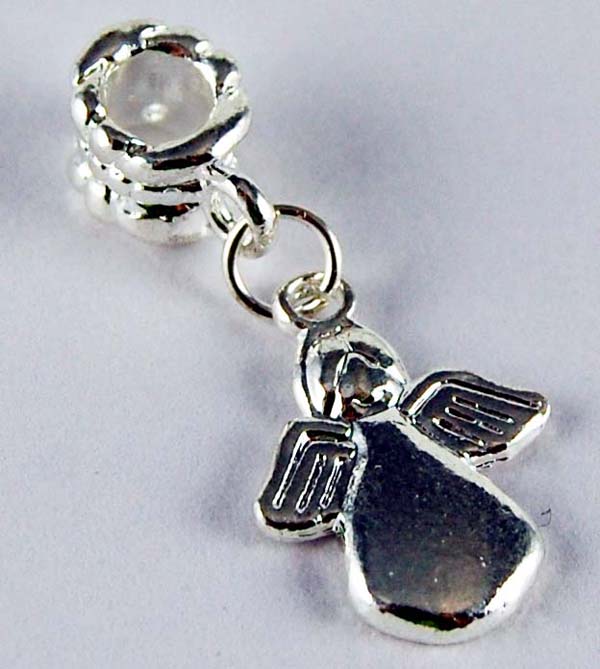 Cleopatra Silver Plated Charm Beads Stopper Sold In Packs Of Thr