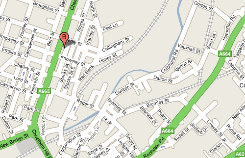 Google Map of Warehouse Location