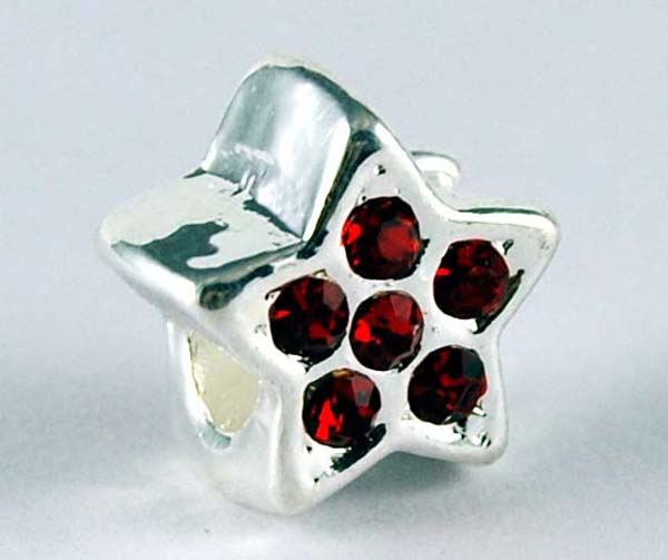 Cleopatra Silver Plated Charm Beads Stopper Sold In Packs Of Thr