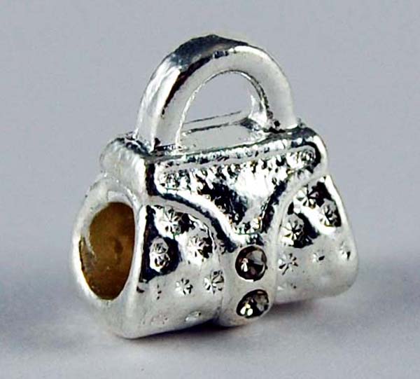 Cleopatra Silver Plated Charm Beads Stopper Sold In Packs Of Thr