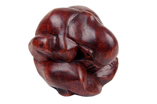wooden yogi praying 10cm