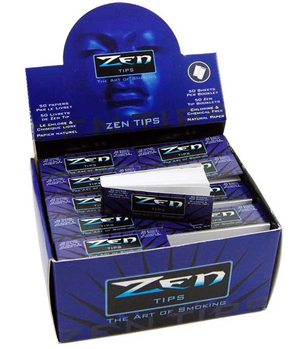 Filter Tips Zen Pack Of 50 Booklets